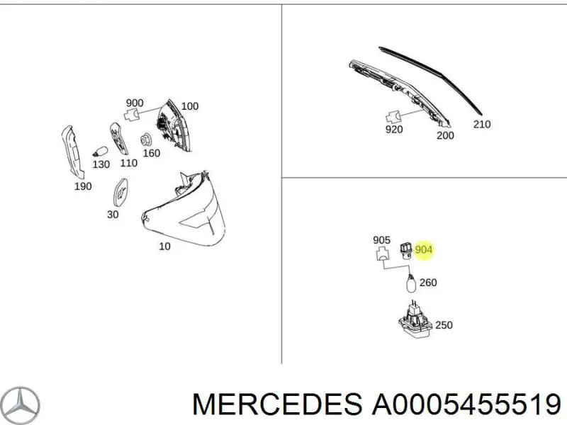 A0005455519 Mercedes 