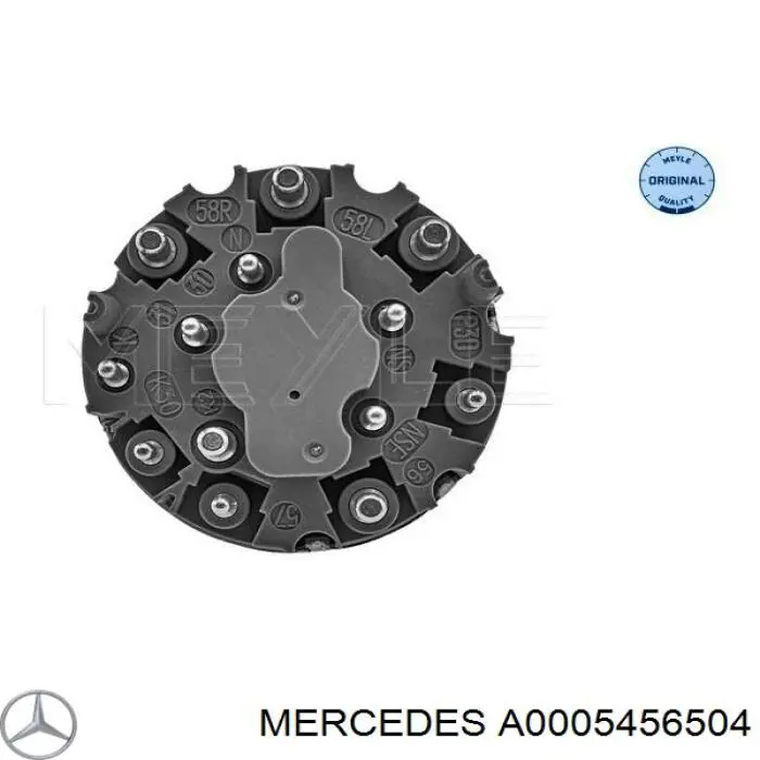 Переключатель света фар на "торпедо" A0005456504 Mercedes