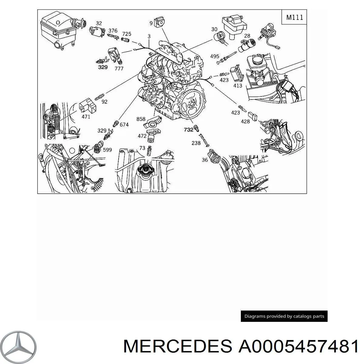 0005457481 Mercedes 