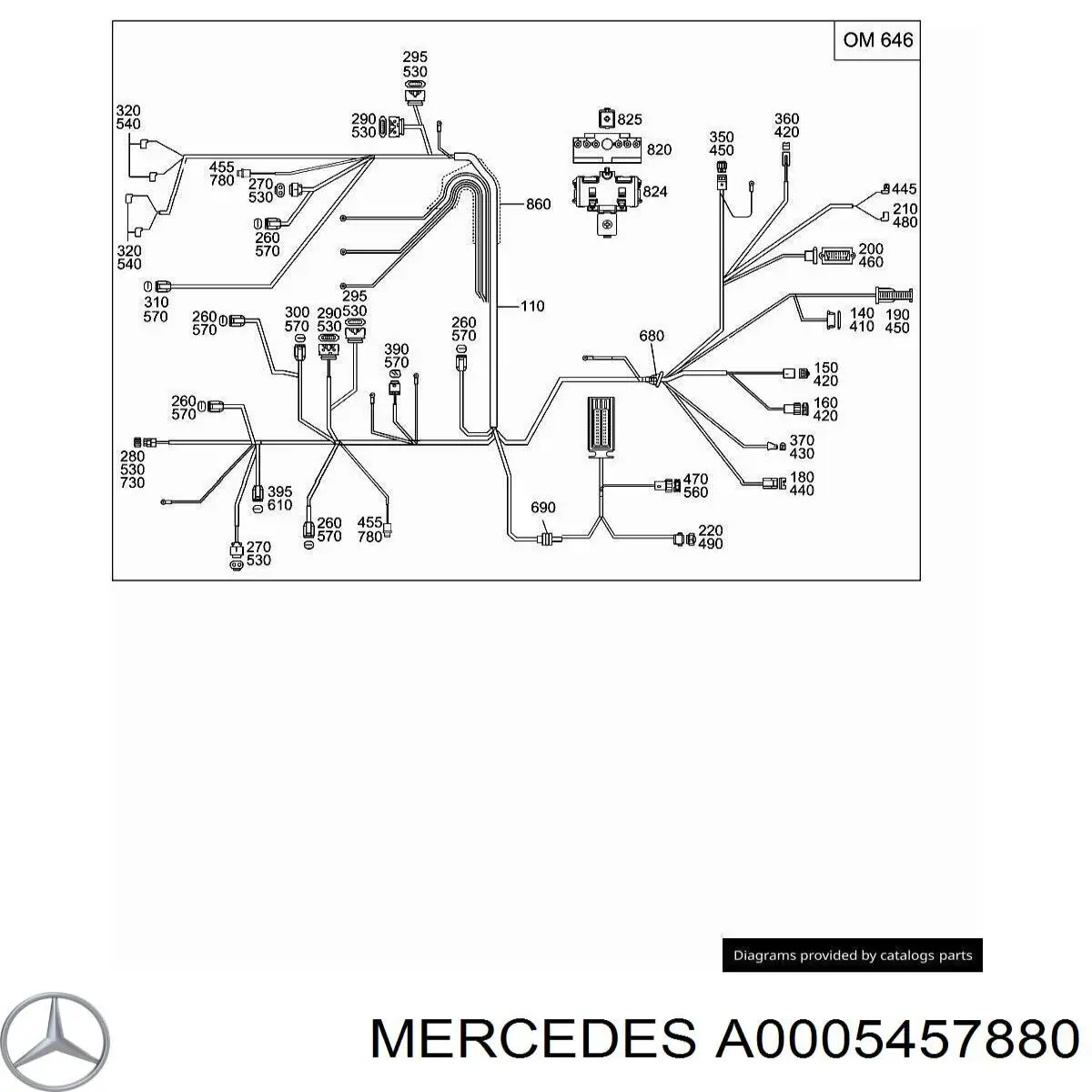 A0005457880 Mercedes 