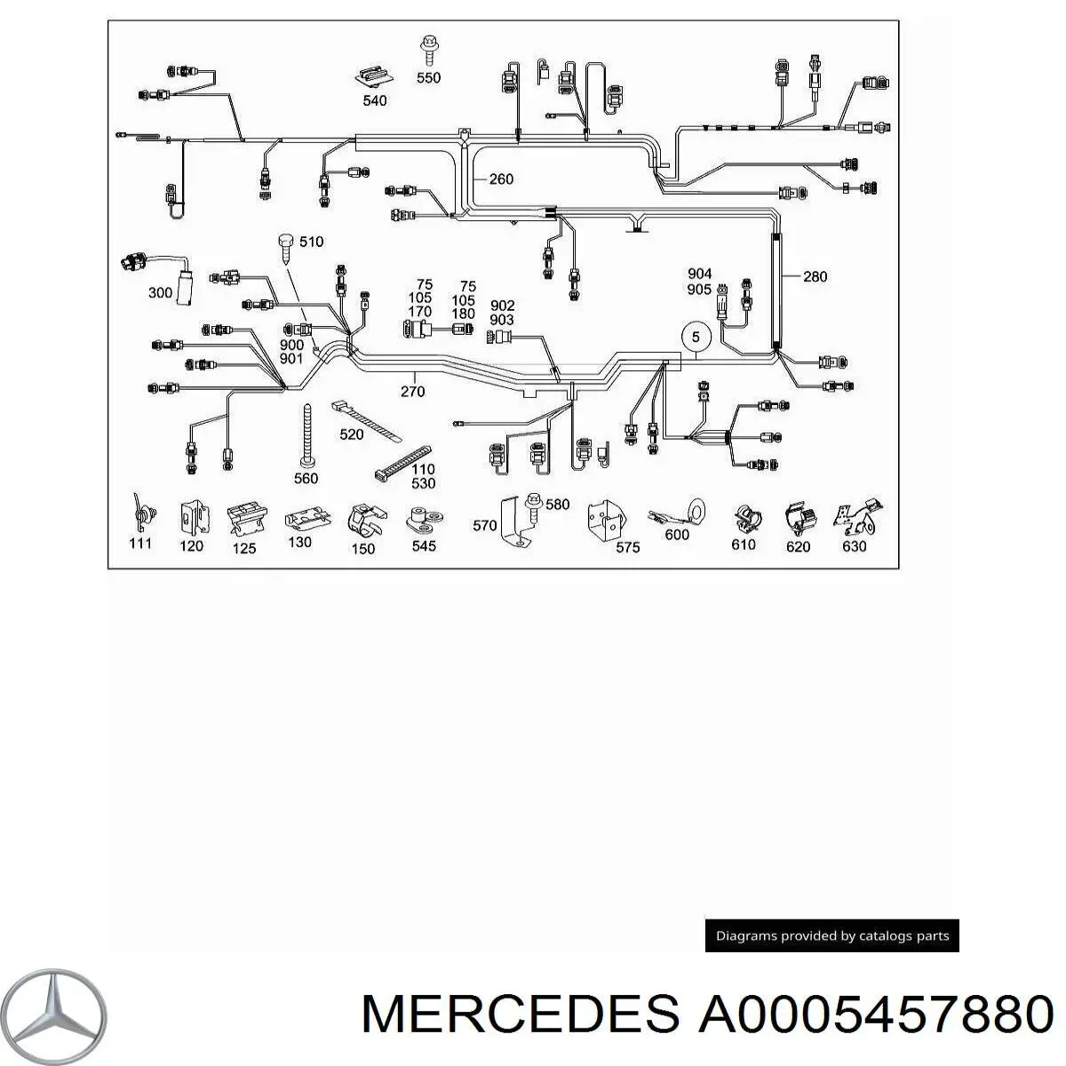  Mercedes A0005457880 цена, от 1.25 USD