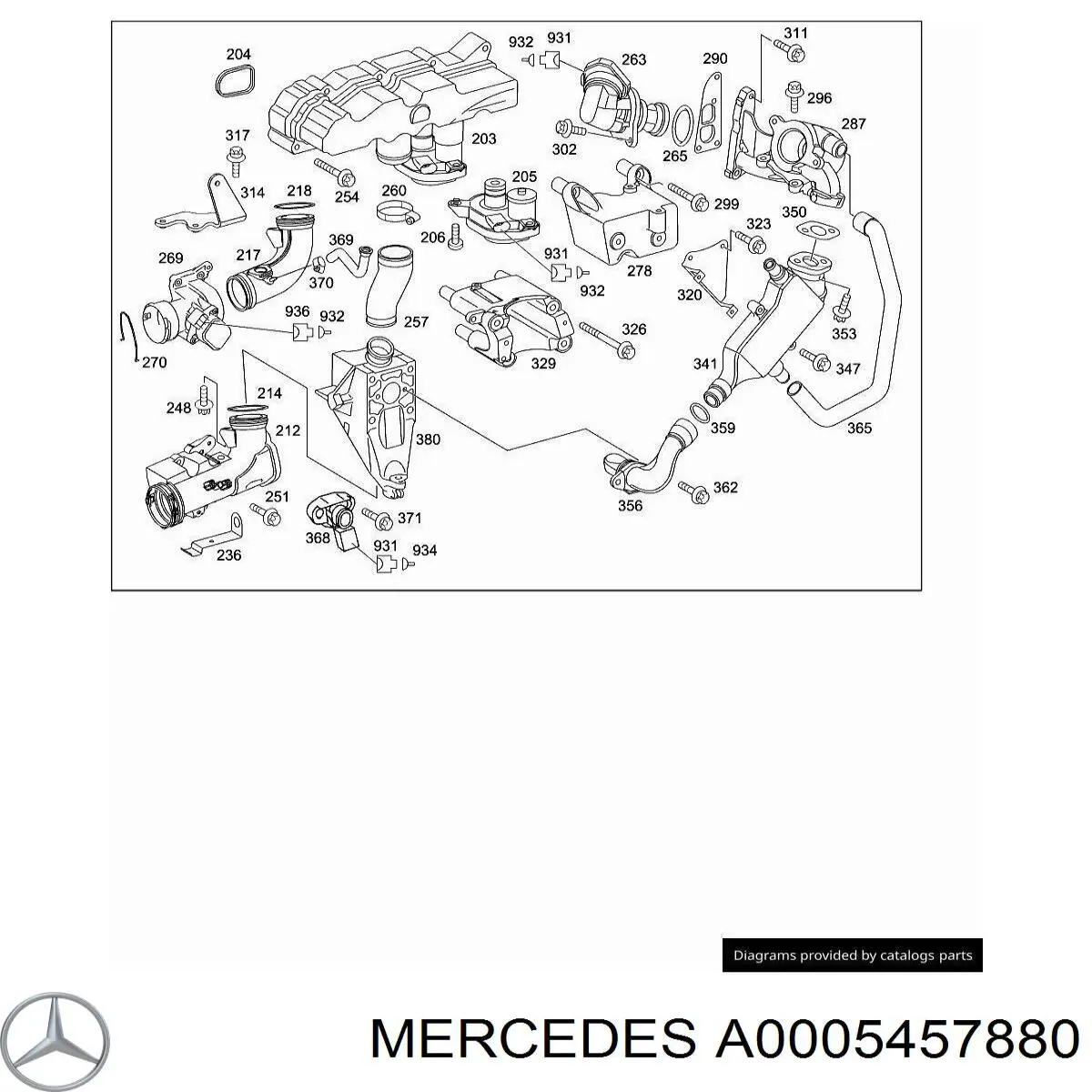 Купить A0005457880 Mercedes 