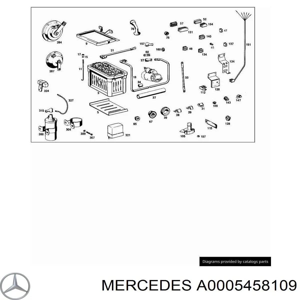 Датчик включения сцепления A0005458109 Mercedes