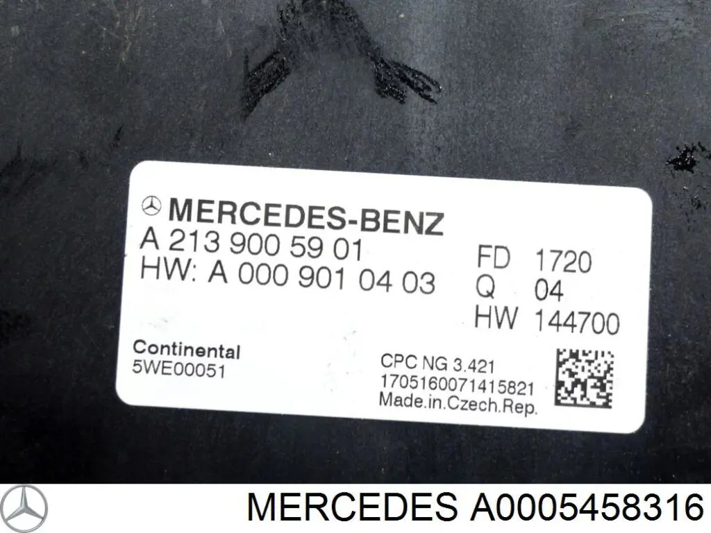 0005458316 Mercedes Модуль АКПП электронный