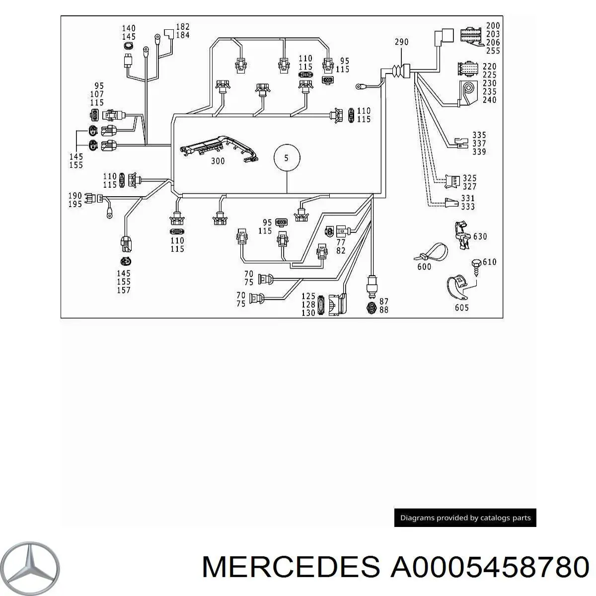  Mercedes 0005458780 цена, от 4.13 USD