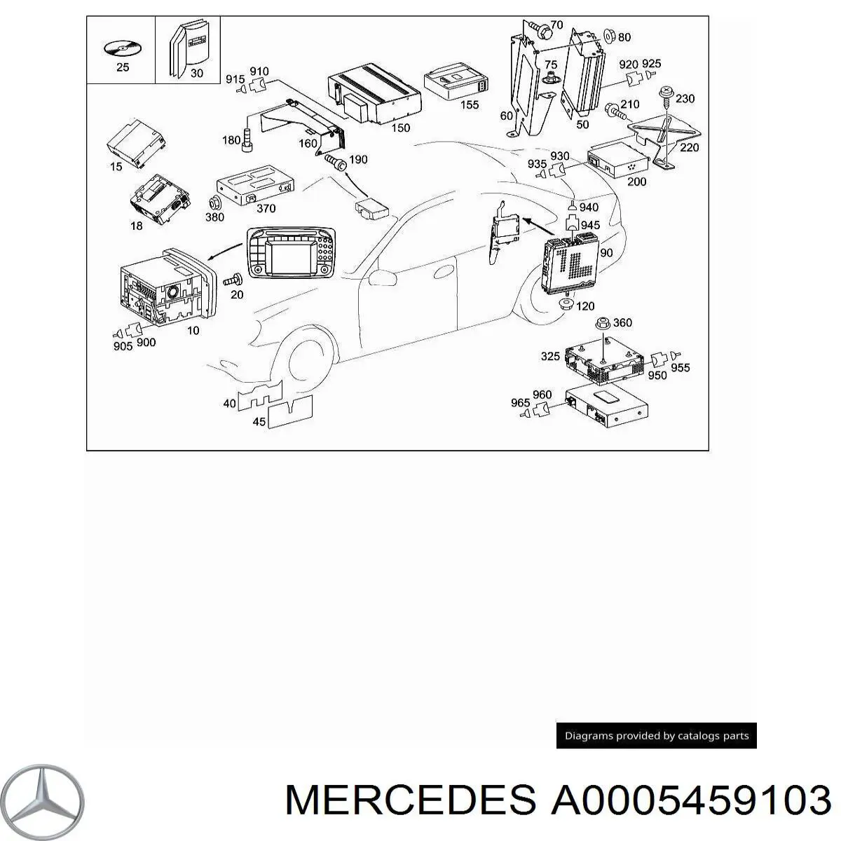  A0005459103 Mercedes
