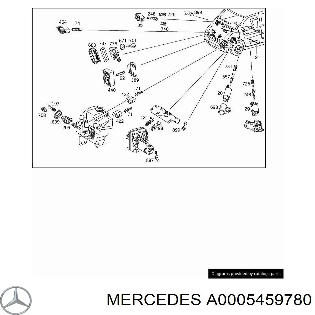  A0005459780 Mercedes