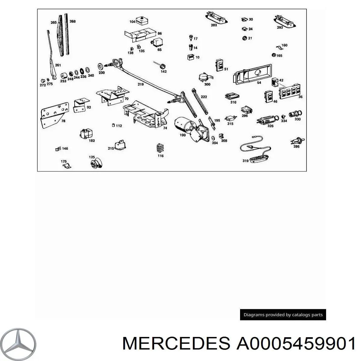 Блок предохранителей A0005459901 Mercedes