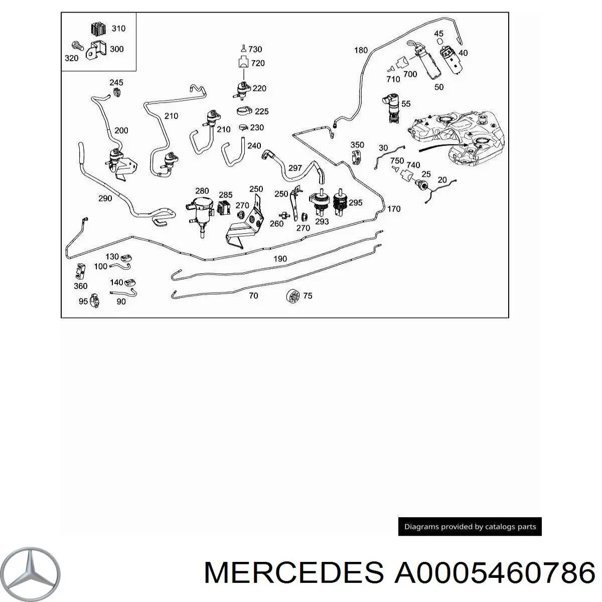  Mercedes A0005460786 цена, от 3.13 USD