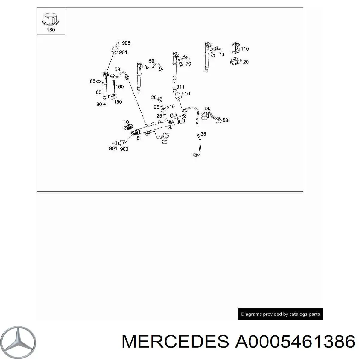  A0005461386 Mercedes