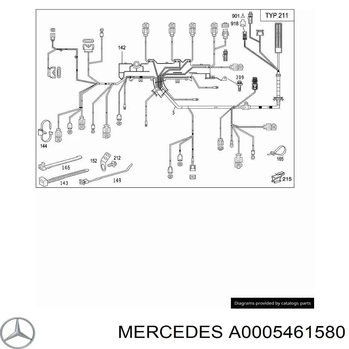 A0005461580 Mercedes 