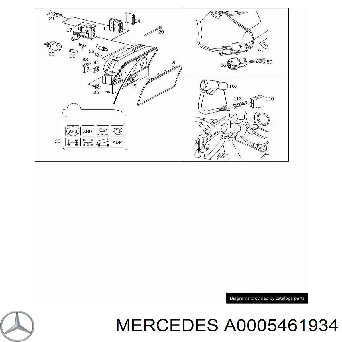 A0005461934 Mercedes 