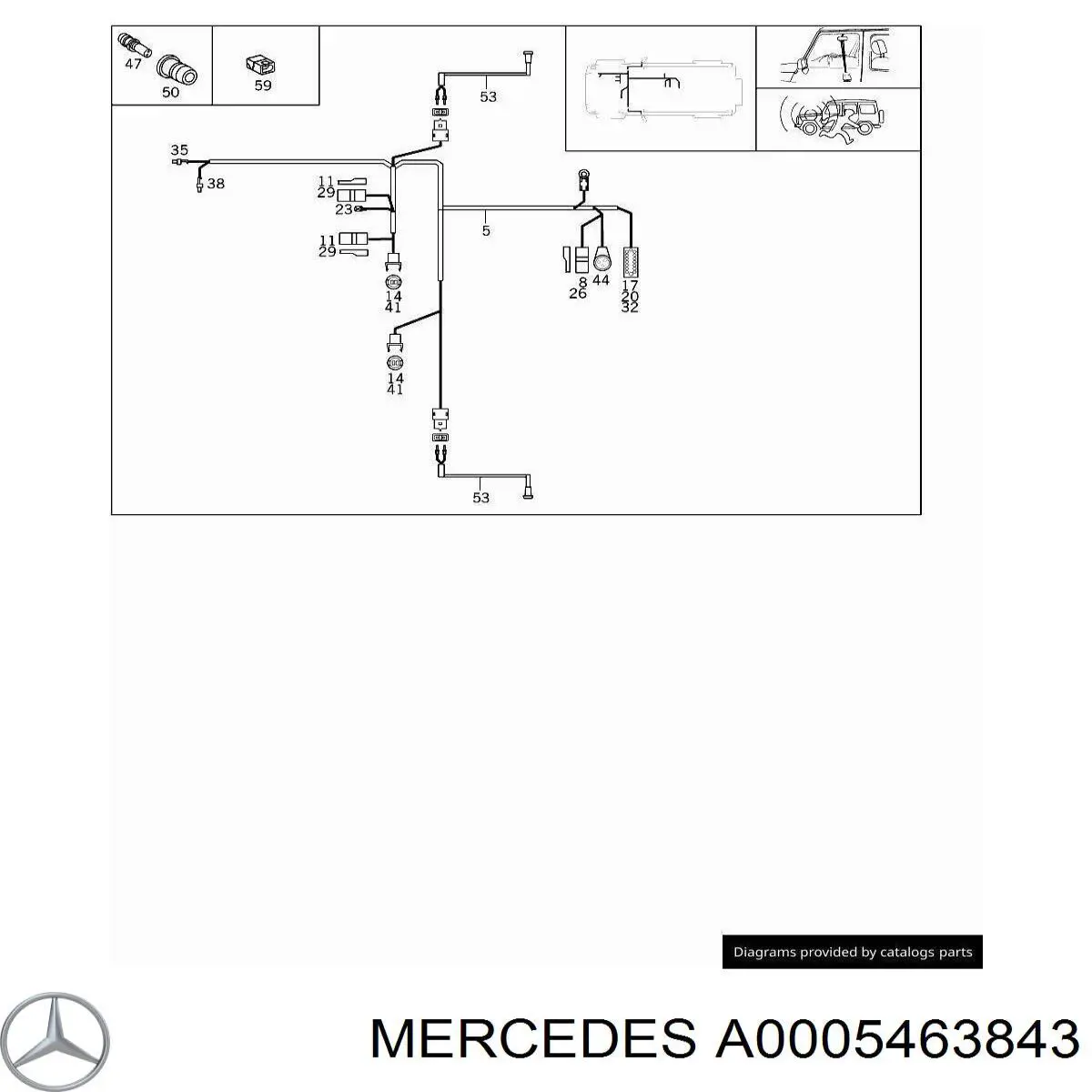 A0005463843 Mercedes 