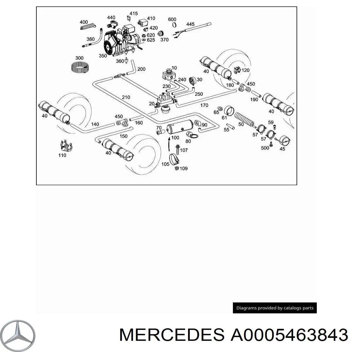  Mercedes A0005463843 цена, от 4.82 USD