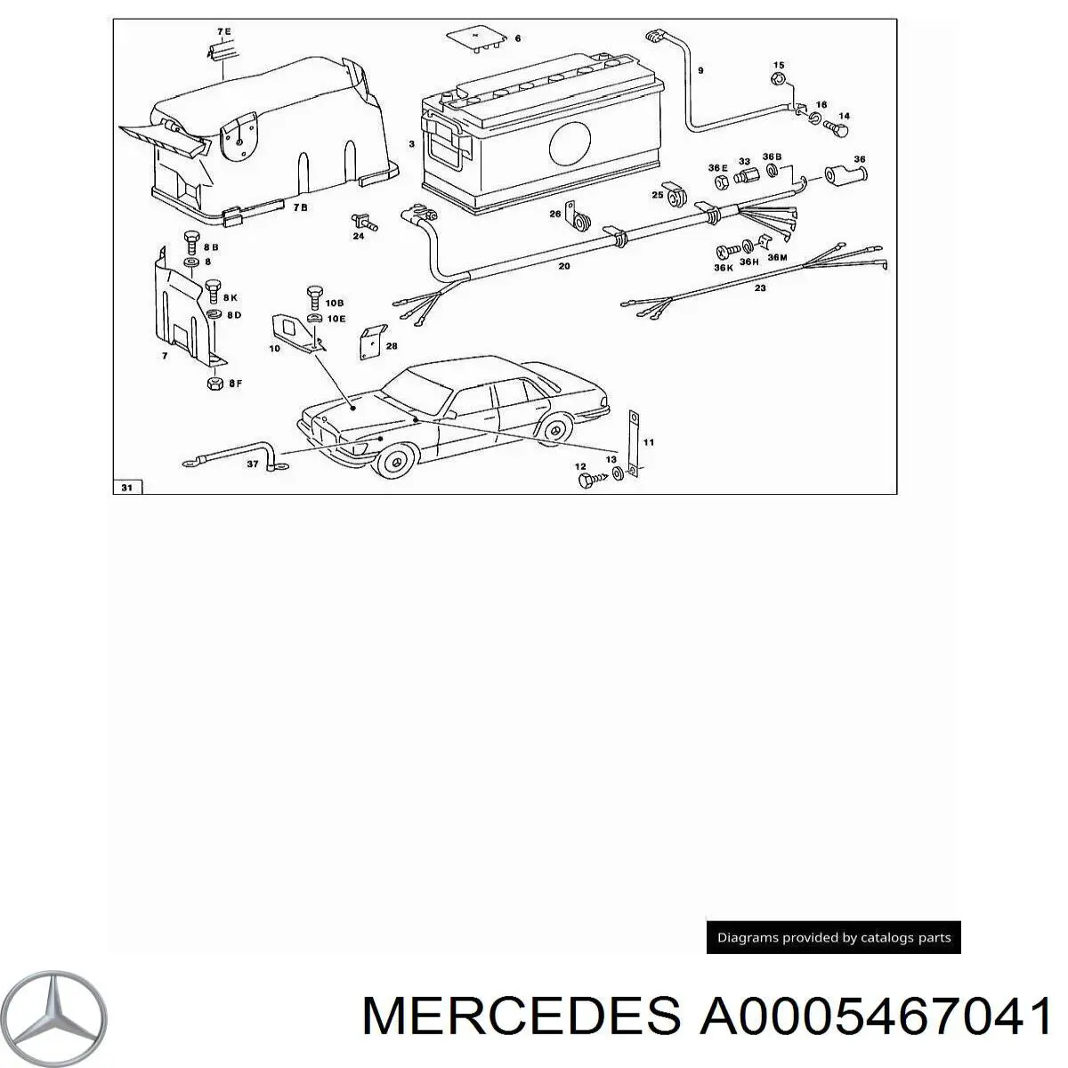  Mercedes A0005467041 цена, от 73.92 USD