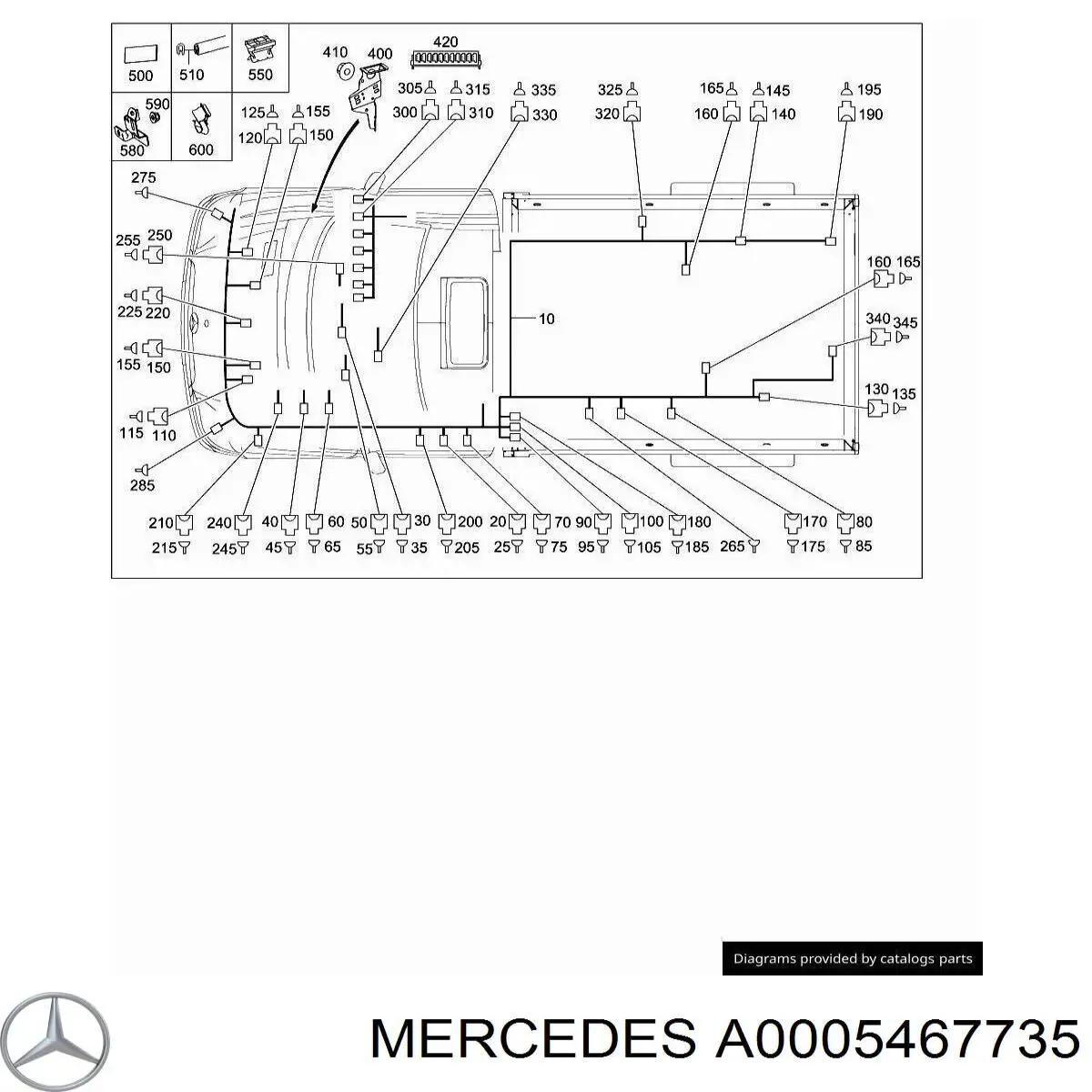  Mercedes 0005467735 цена, от 29.87 USD