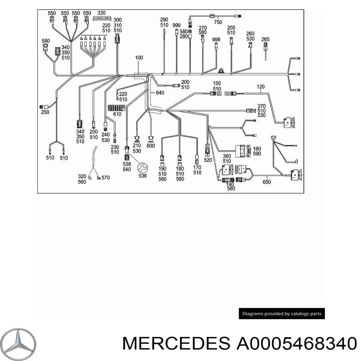  Mercedes A0005468340 цена, от 2.81 USD