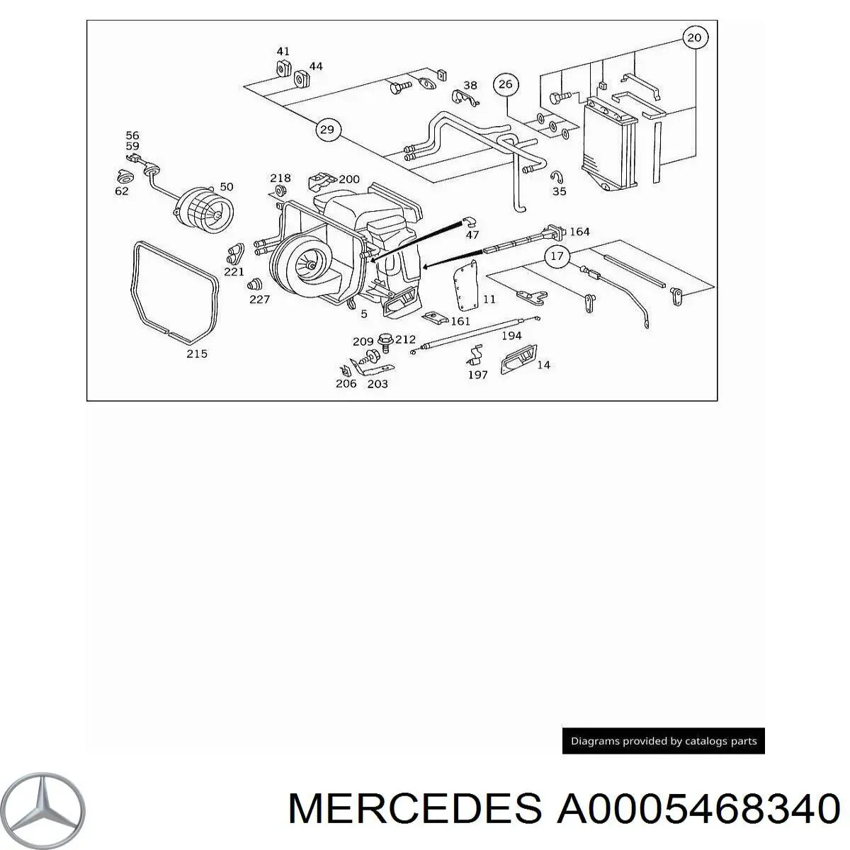 Купить A0005468340 Mercedes 