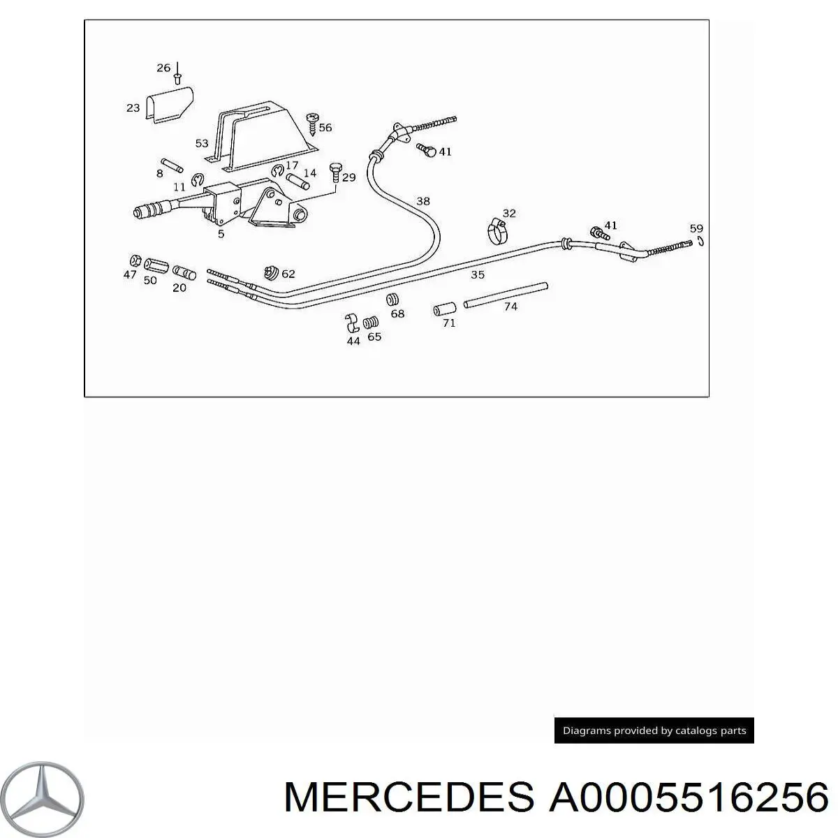 A0005516256 Mercedes 