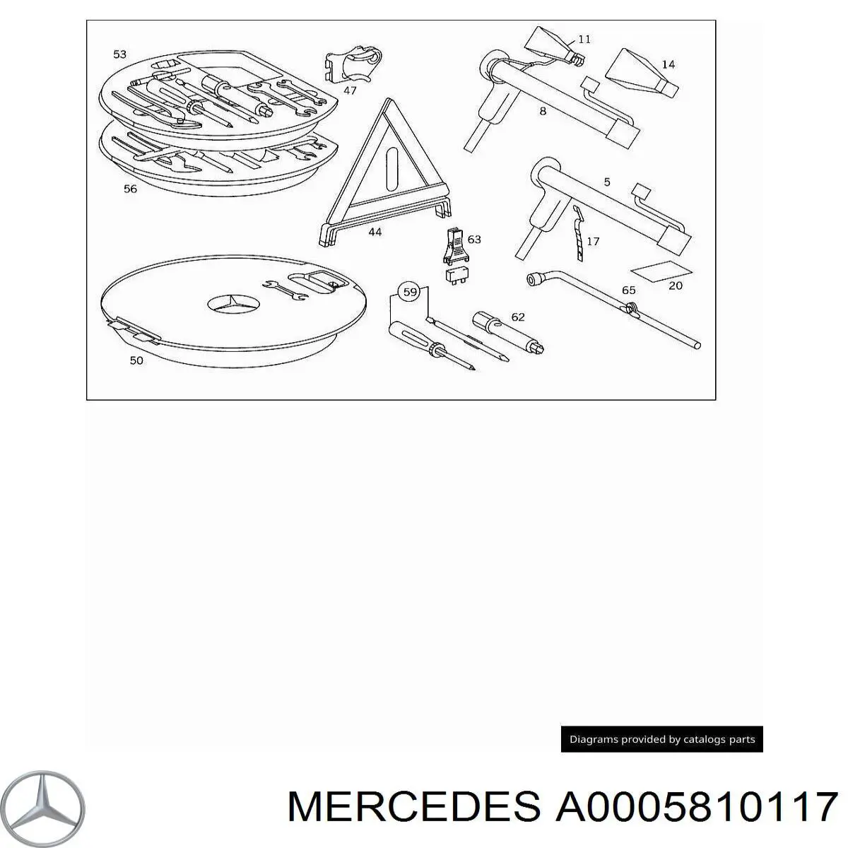  Mercedes A0005810117 цена, от 35.33 USD