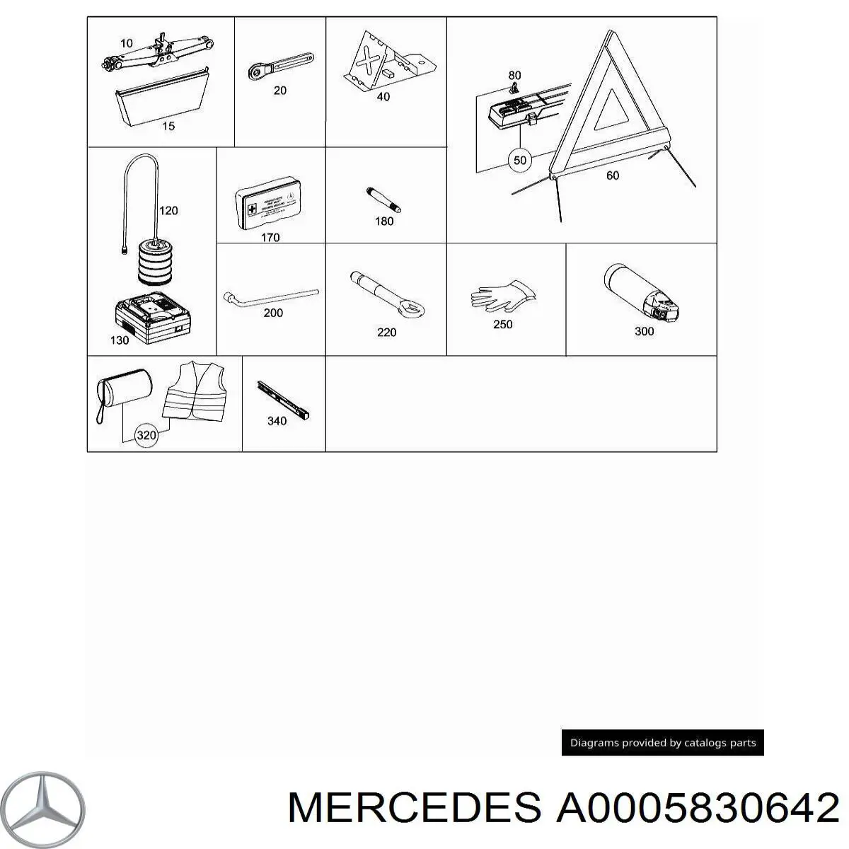 A0005830642 Mercedes 