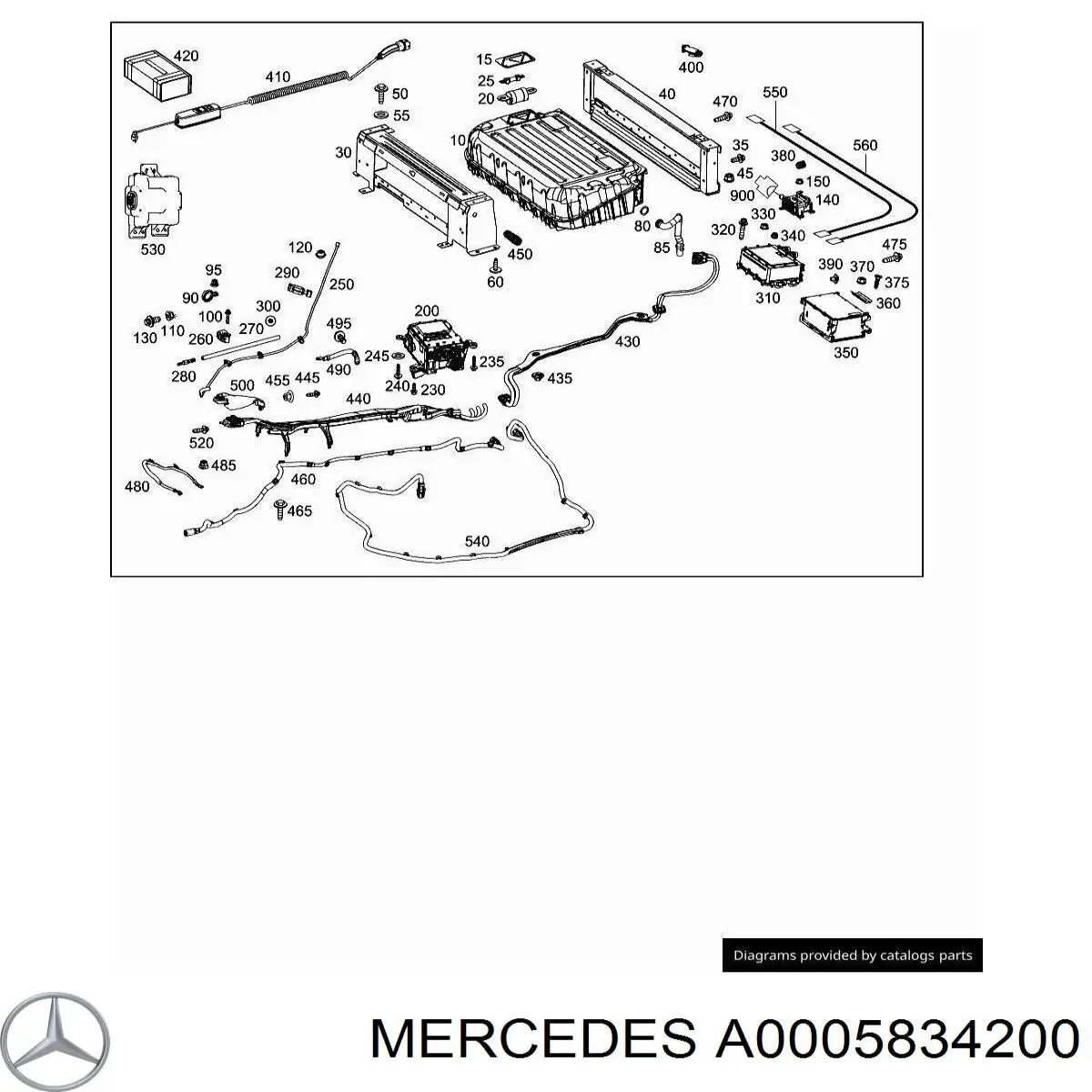 A0005834200 Mercedes 