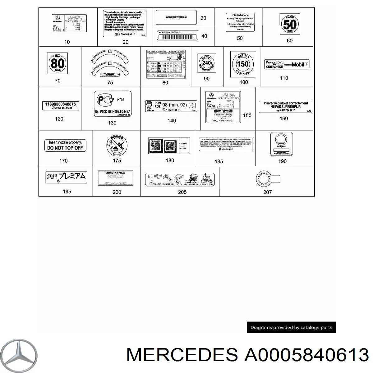  A0005840613 Mercedes