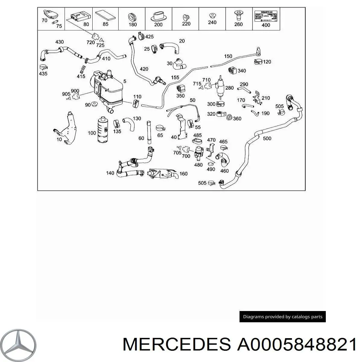  A0005848821 Mercedes