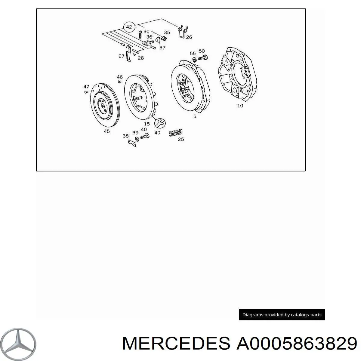 Ремкомплект рабочего цилиндра сцепления Mercedes A0005863829 цена, от 3.35 USD