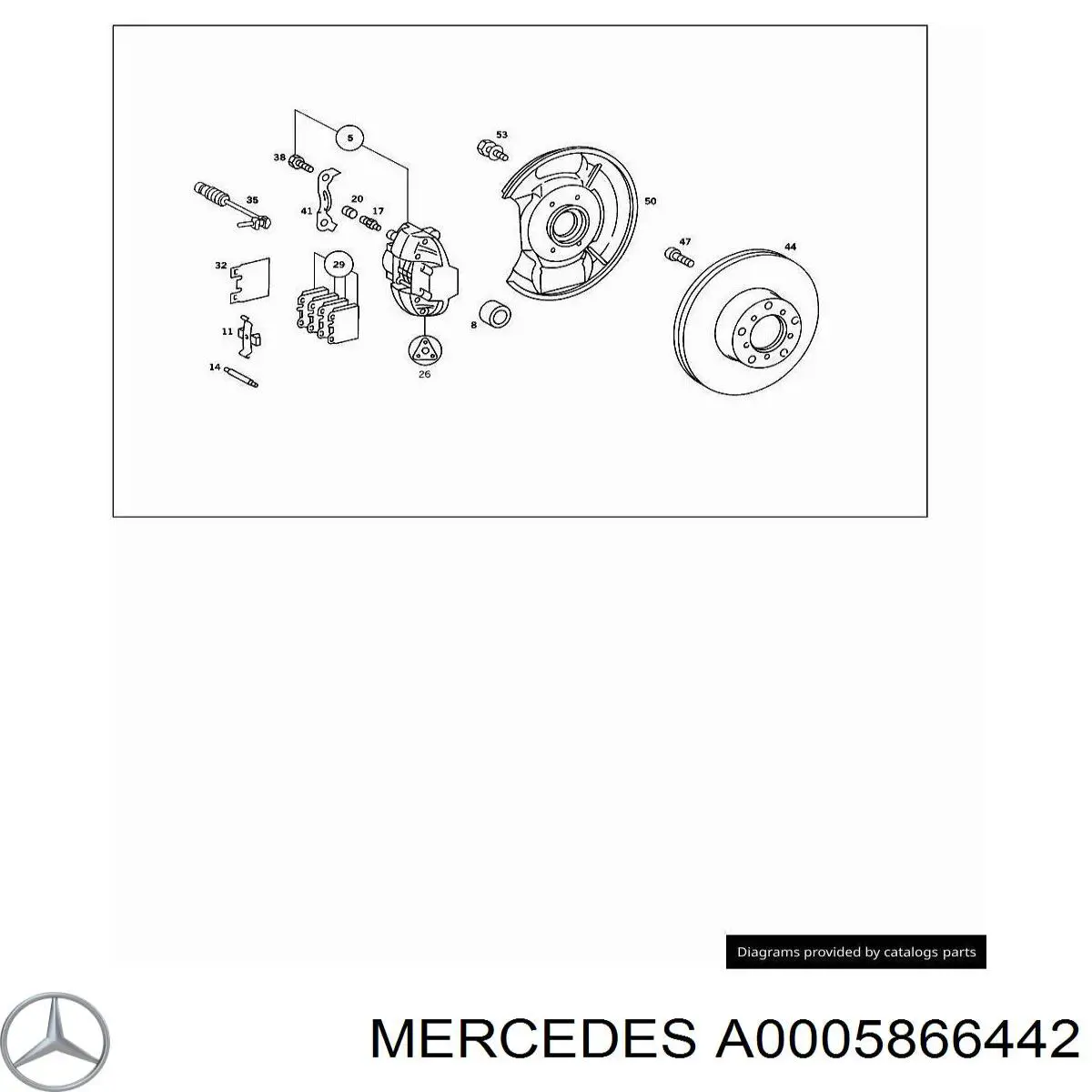 0005866442 Mercedes 