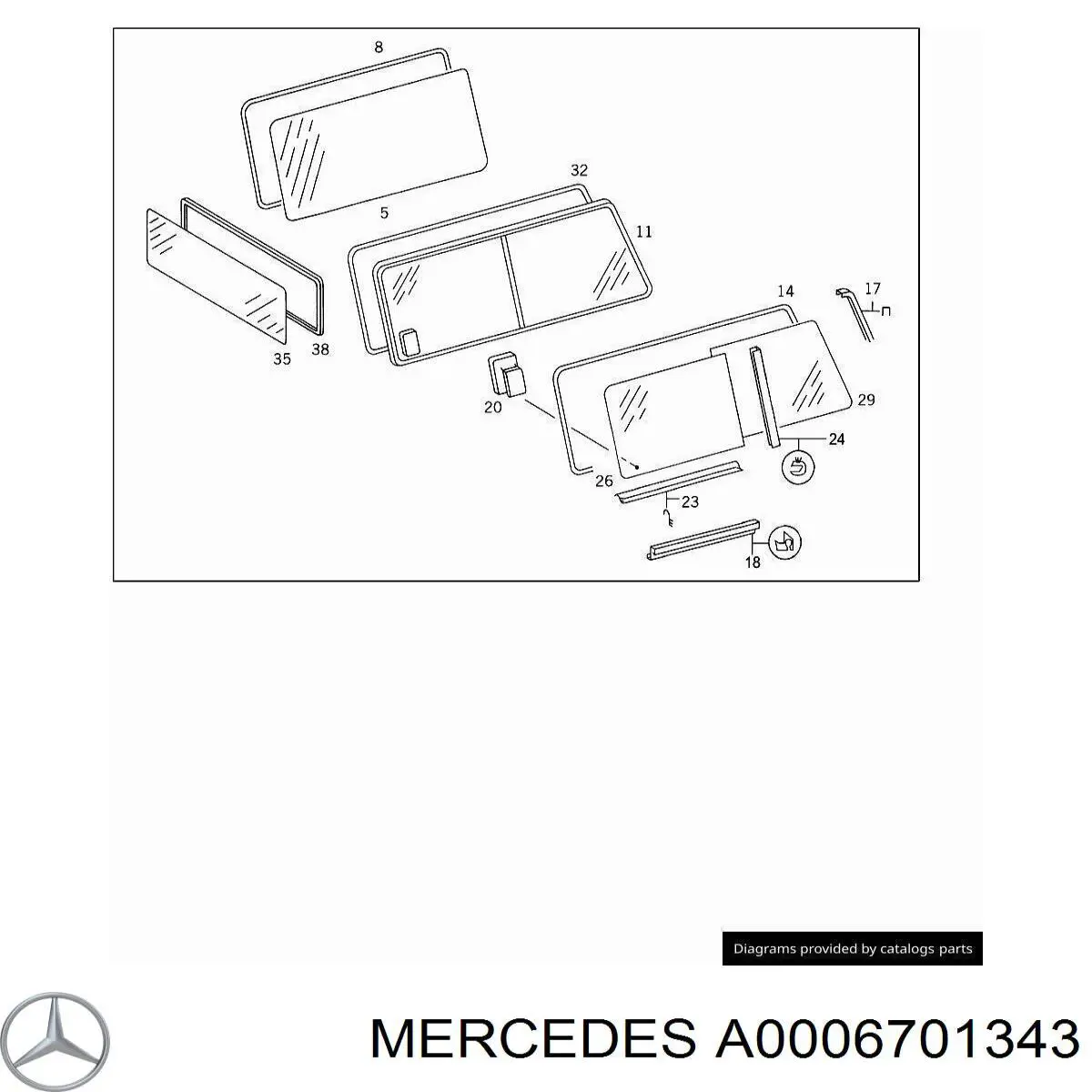  A0006701343 Mercedes