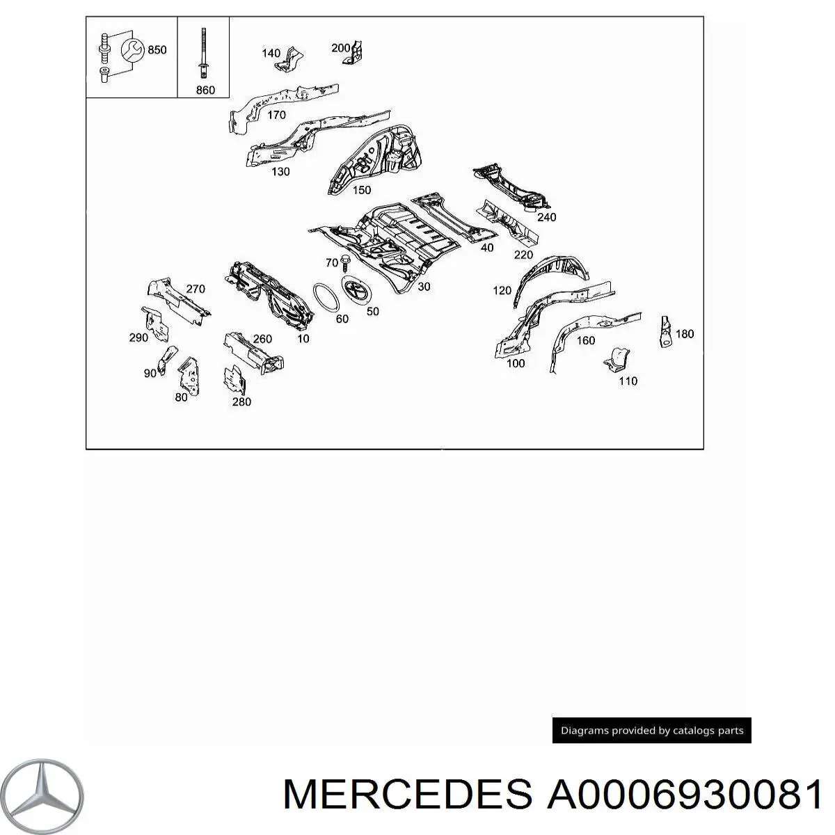  Mercedes A0006930081 цена, от 8.87 USD