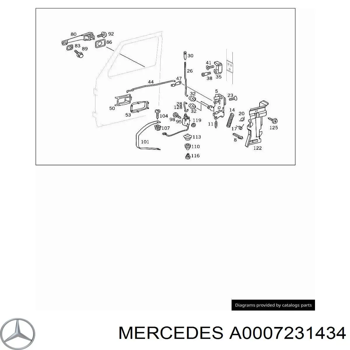  Mercedes A0007231434 цена, от 3.42 USD