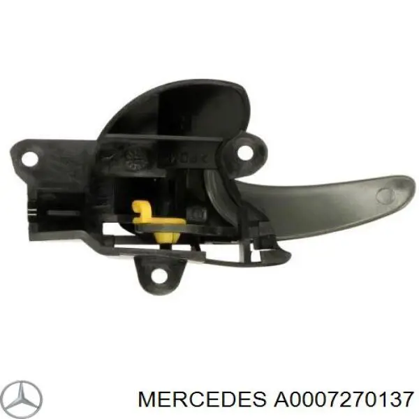 A0007270137 Mercedes maçaneta interna direita da porta dianteira