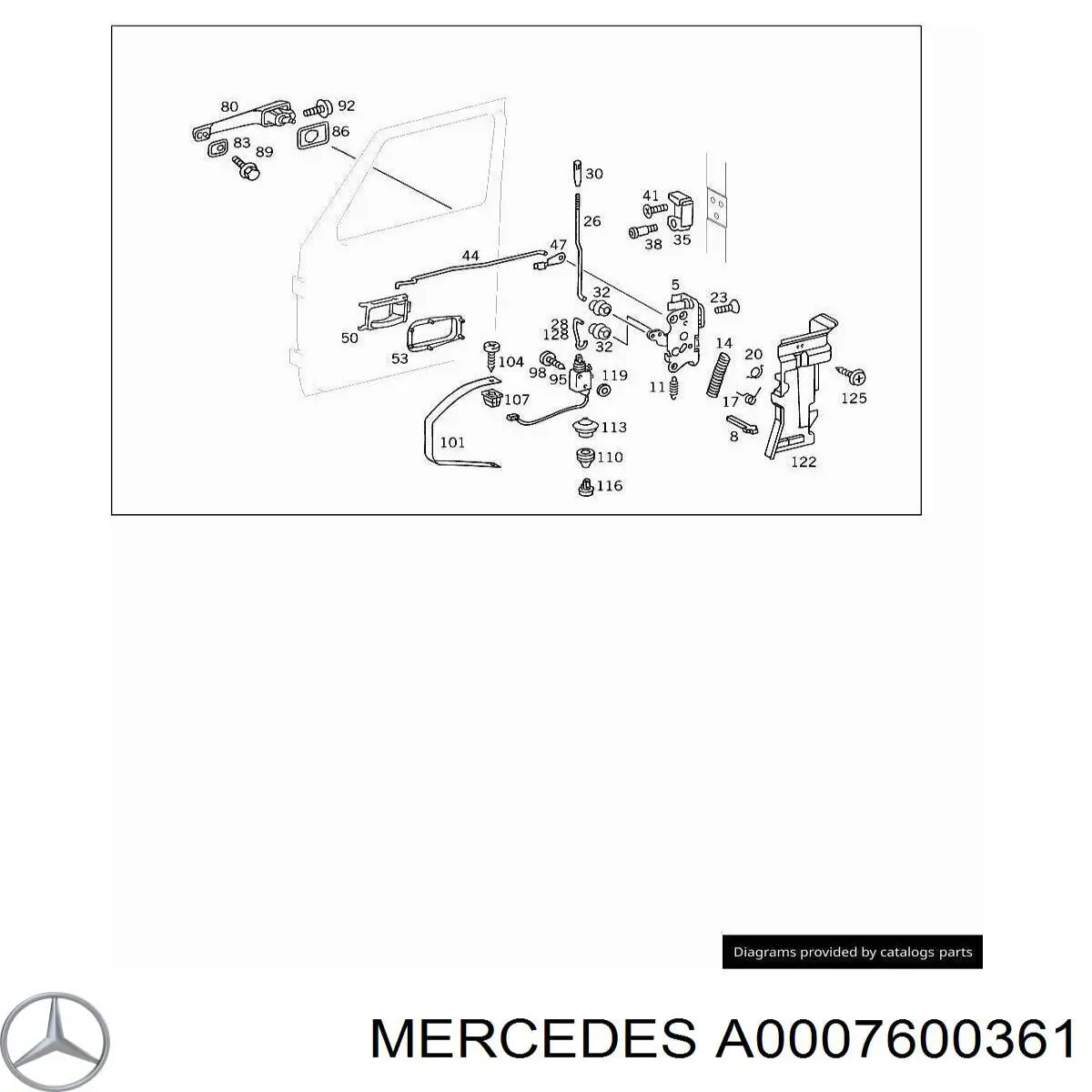 Mercedes A0007600361 цена, от 17.23 USD