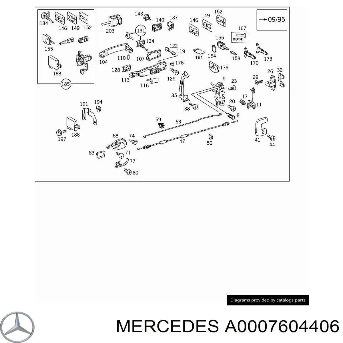 Купить A0007604406 Mercedes 
