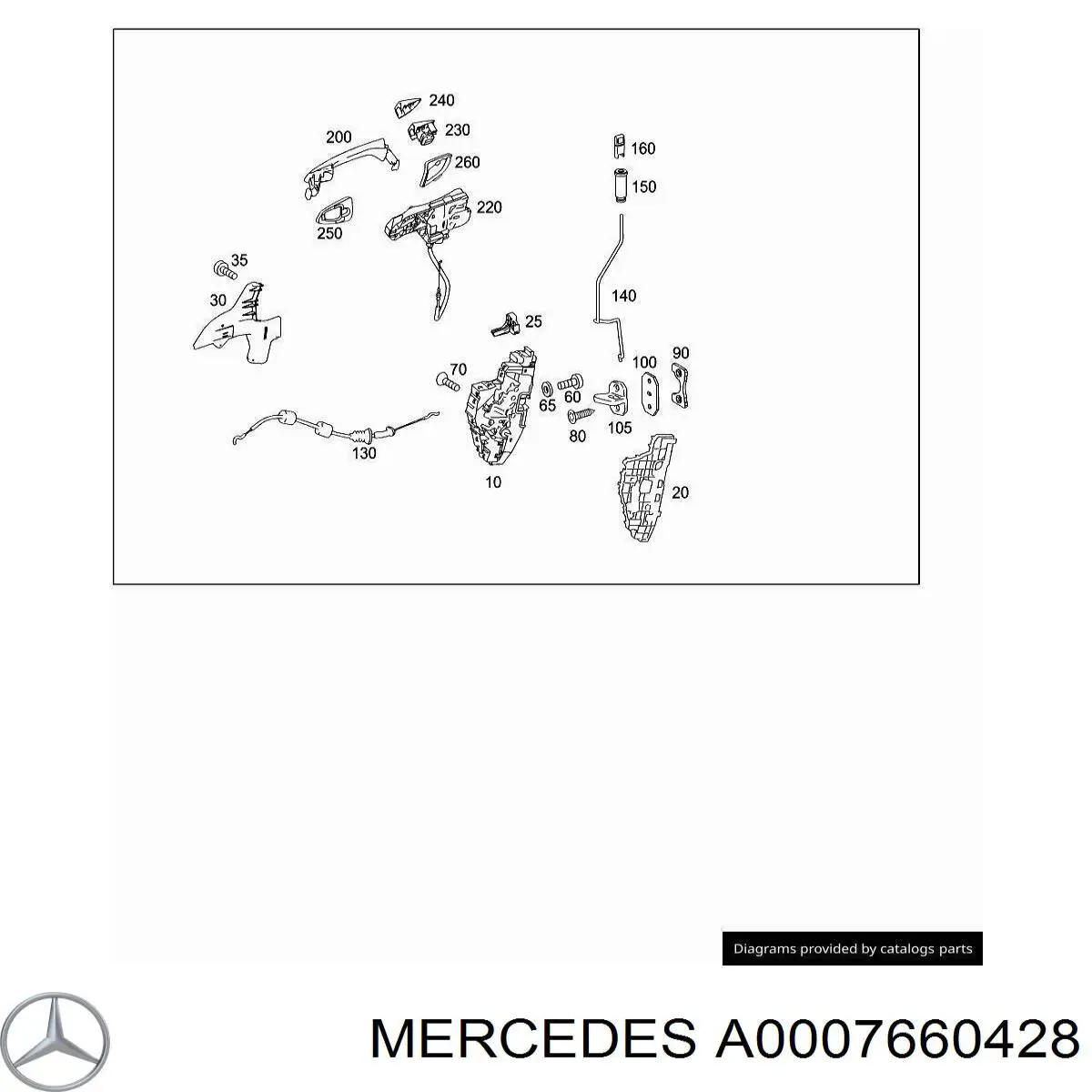 0007660428 Mercedes 