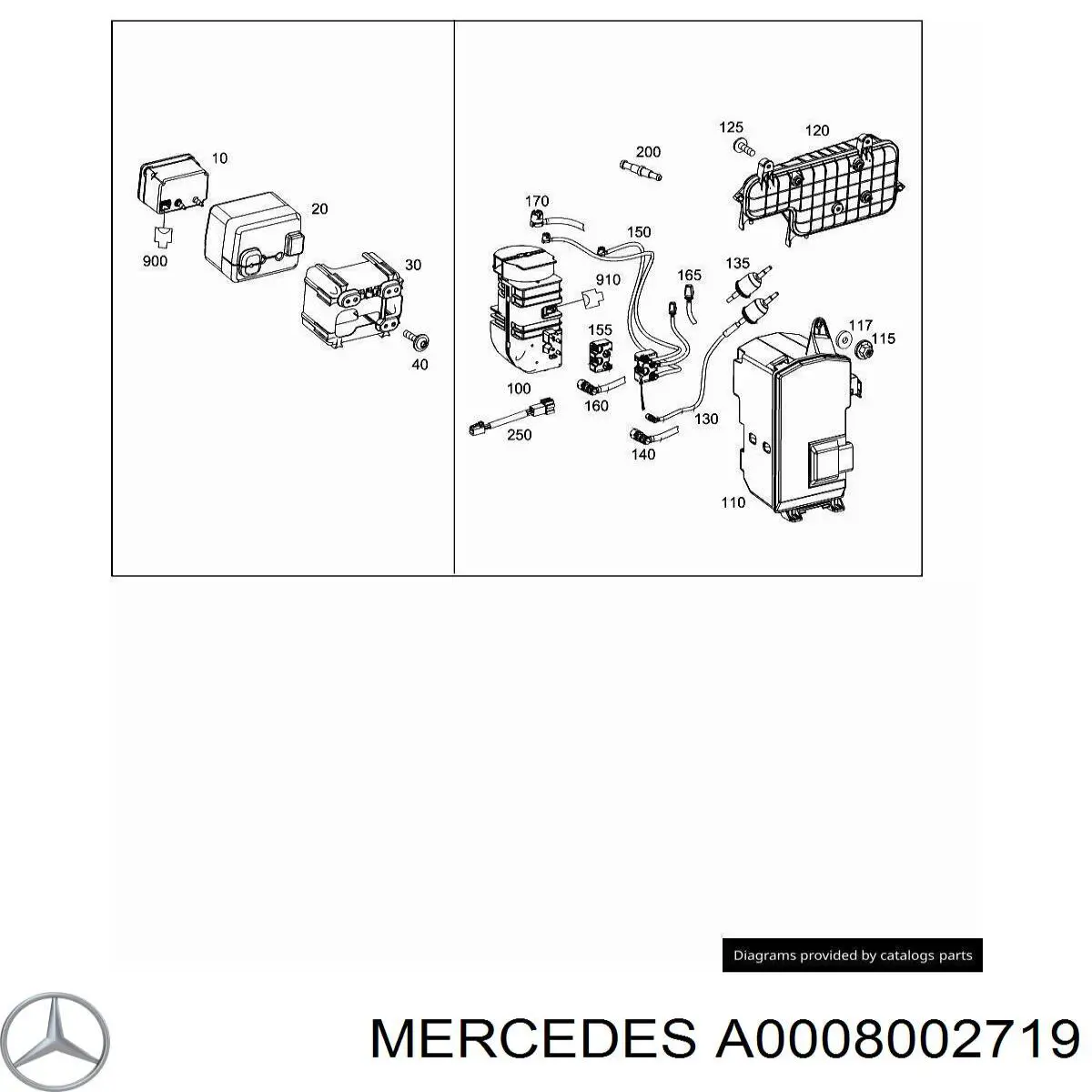 A0008002719 Mercedes 