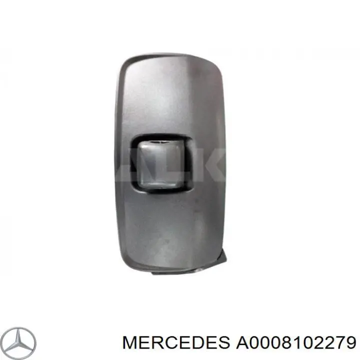 A0008101779 Mercedes espelho de retrovisão esquerdo