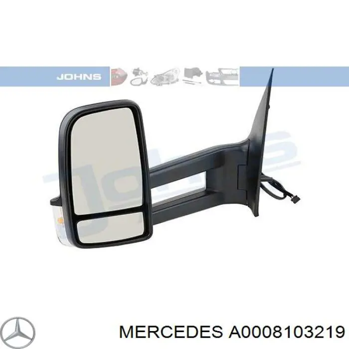 Зеркало заднего вида, левое TYC 3210146 цена, от 173.09 USD