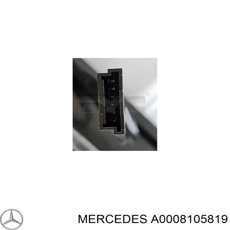 Зеркало заднего вида левое A0008105819 Mercedes