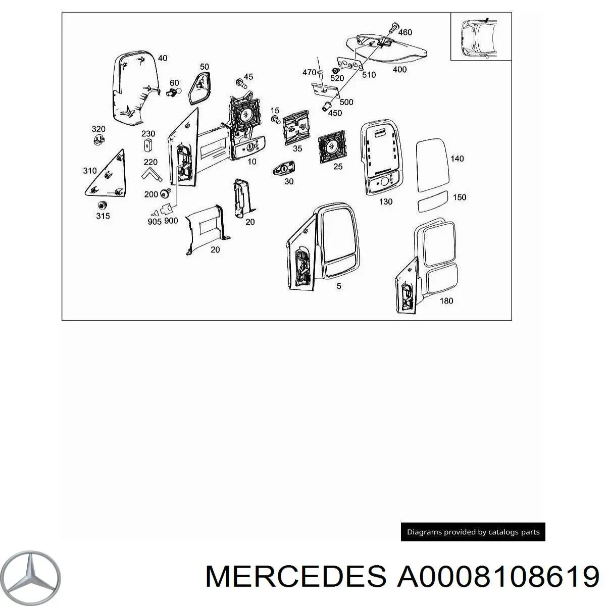 A0008108619 Mercedes 