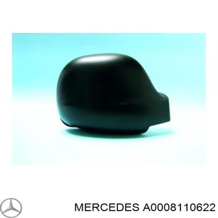 A0008110622 Mercedes накладка (крышка зеркала заднего вида правая)