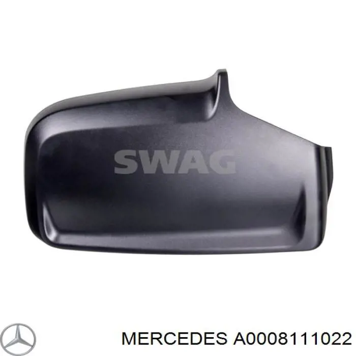 Накладка левого бокового зеркала Mercedes A0008111022 цена, от 42.88 USD