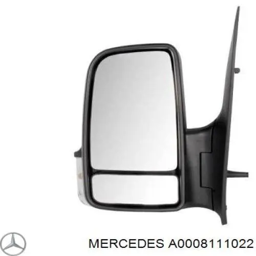 Cubierta De Espejo Retrovisor Izquierdo A0008111022 Mercedes