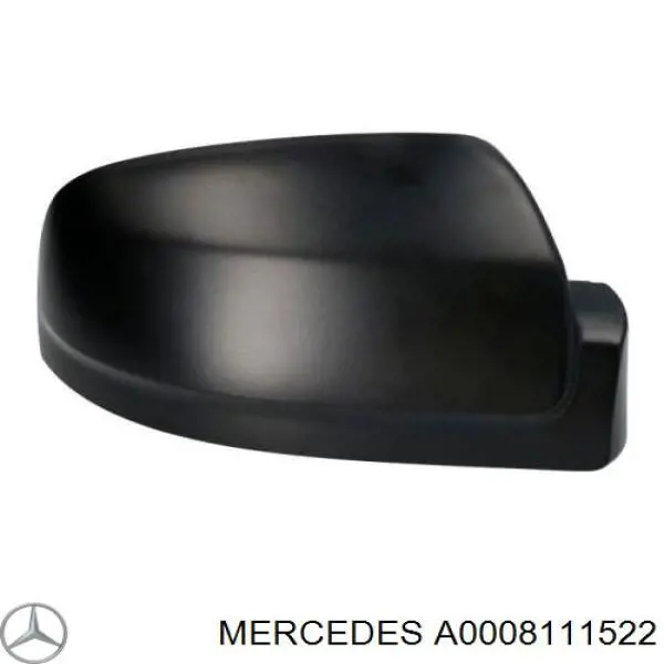Купить A0008111522 Mercedes Накладка/крышка зеркала заднего вида, правая