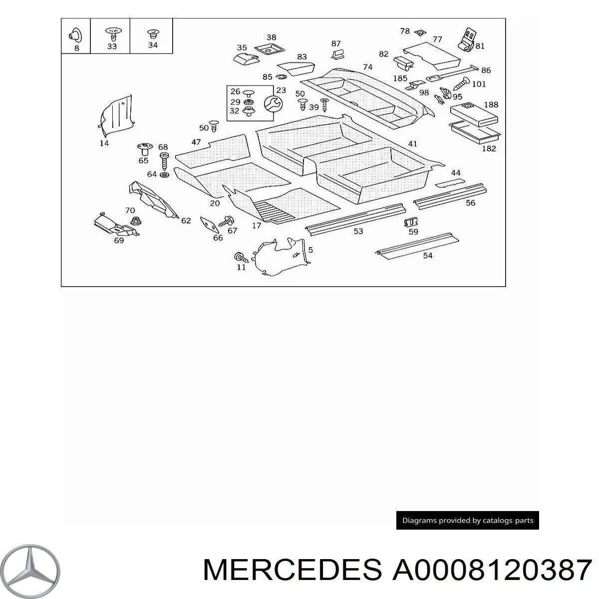 A0008120387 Mercedes 