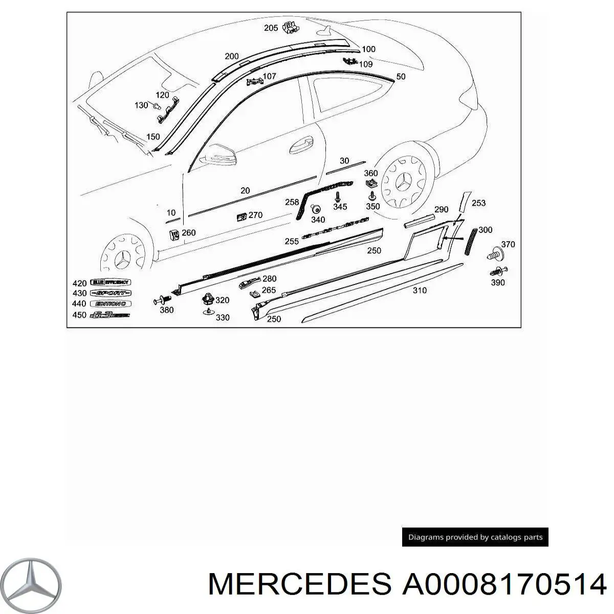 A0008170514 Mercedes 