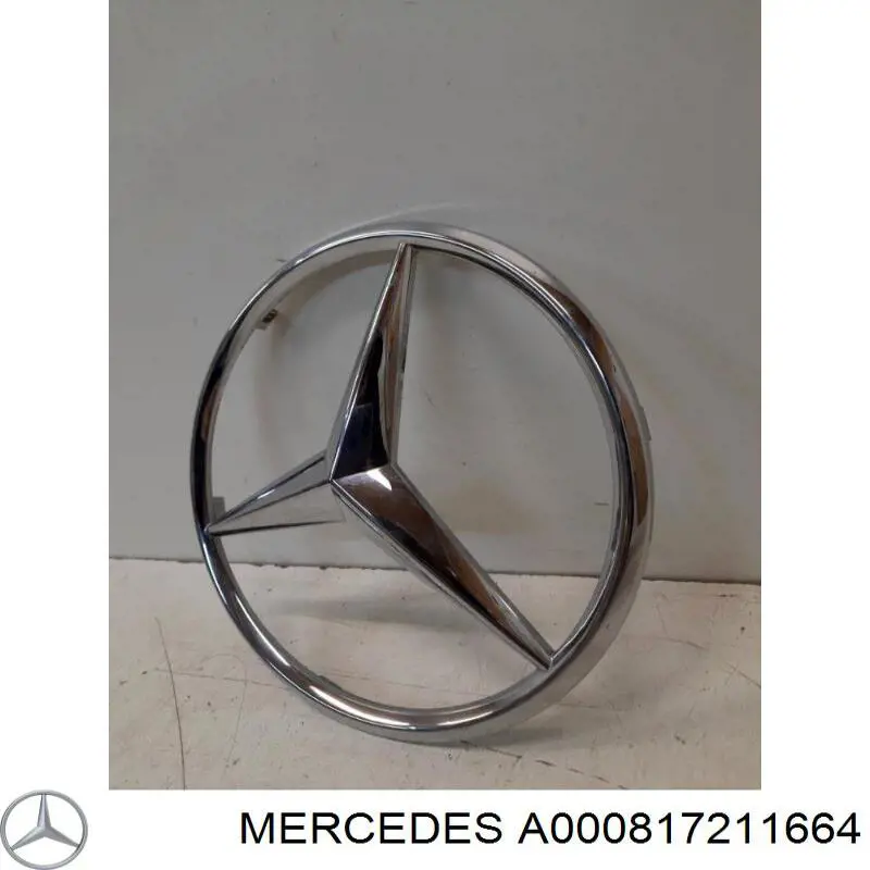 A000817211664 Mercedes emblema de grelha do radiador