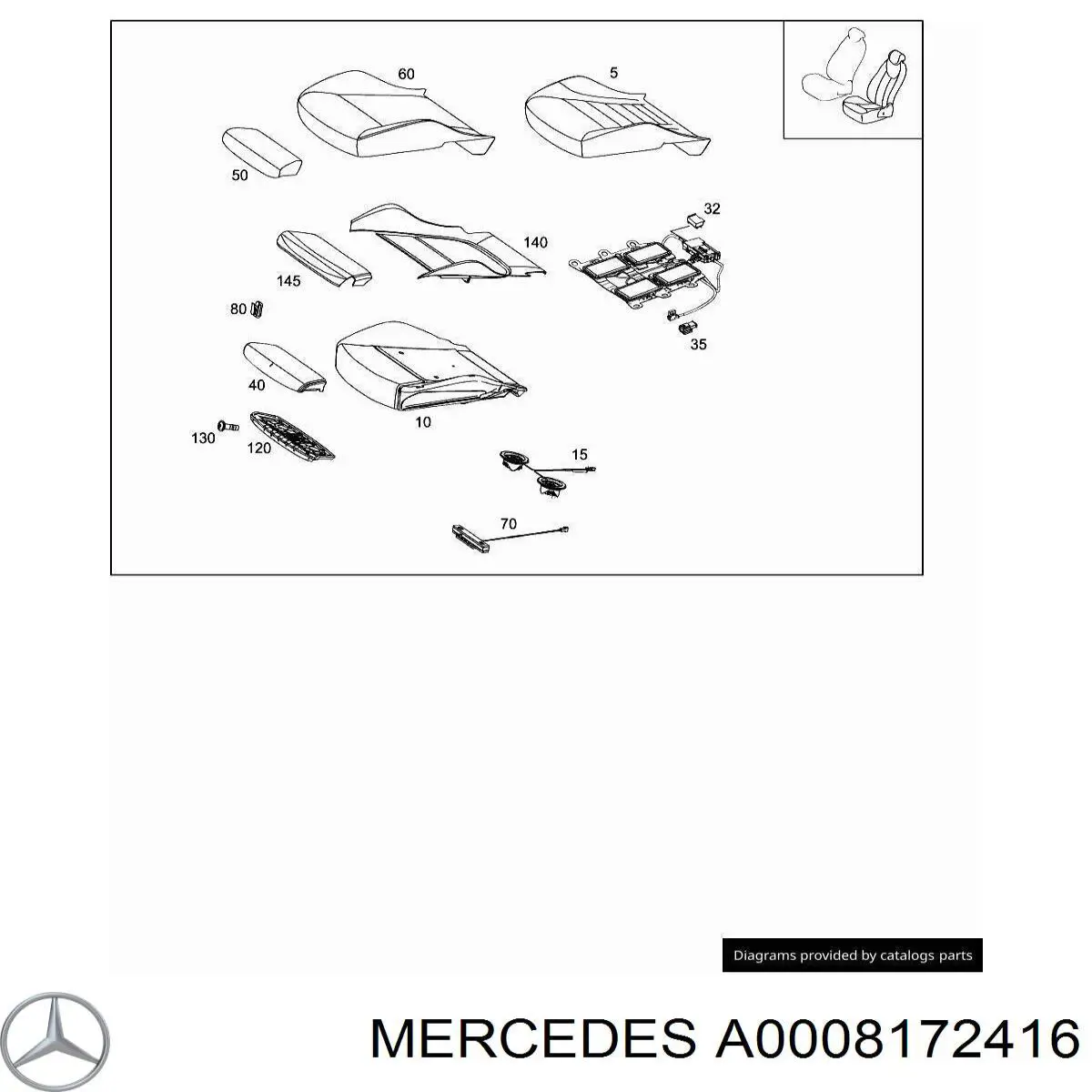 A0008172416 Mercedes 